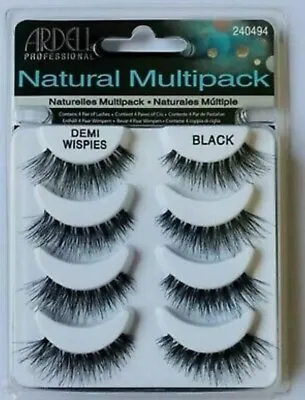 £7.99 • Buy Ardell  Demi Wispies False Eyelashes Multipack - 4 Pairs Of Natural Lashes Pack