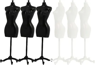 Female Mannequin Torso 6 Pcs Dress Form Manikin Body With Base Stand For NEW!!! • $26.99