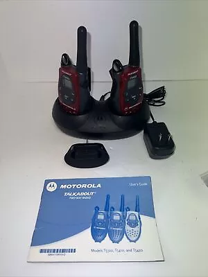 Motorola Talkabout T5420 Walkie Talkie Two-Way Radios Charging Cradle Manual • $10