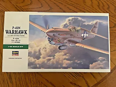 Hasegawa 1/48 Scale P-40N Warhawk With Extras • $50