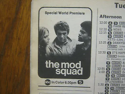 1968 TV Guide(THE MOD SQUAD/HERE COME THE BRIDES/LAND OF THE GIANTS/MAYBERRY RFD • $26.99