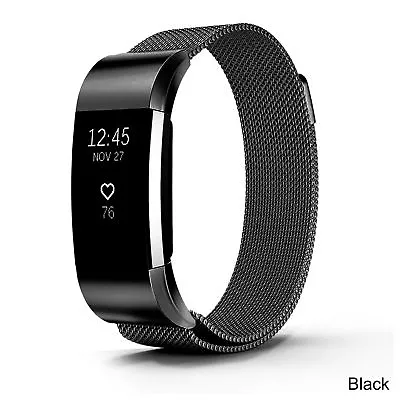 For Fitbit Charge 2 Band Metal Stainless Steel Milanese Loop Wristband Strap • $19.95