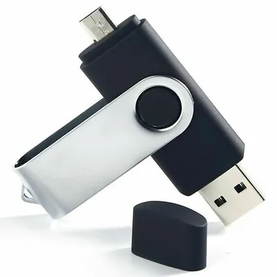 32GB OTG USB Flash Drive 2 In 1 Micro USB Memory Stick Android PC Mac Thumb Pen • £4.99
