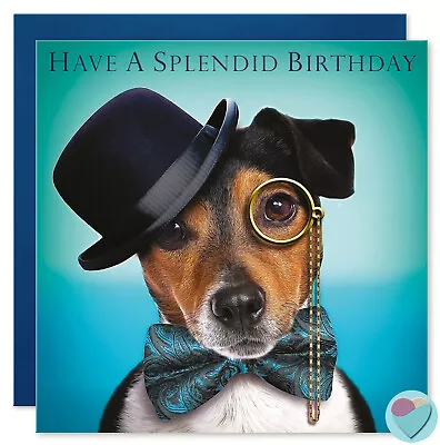 Funny Dog Birthday Card Men Women Boys Girls To Or From Jack Russell Dog Lover • £2.99