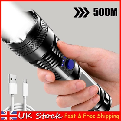 £7.33 • Buy LED Torch Light 250lm 500mAh IPX4 Waterproof Camping Flashlight Outdoor Lighting