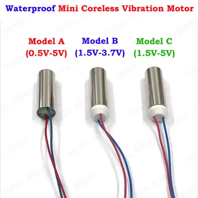 Waterproof DC 1.5V-5V Micro 7mm Coreless Vibration Motor Vibrator Toy Massager • $2.45