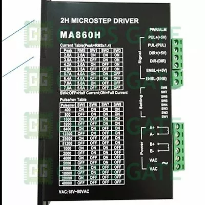 1PCS LeadShine MA860H 20 Phase Stepper Motor Drive Up To 80VAC/110VDC 7.2A • $76.48