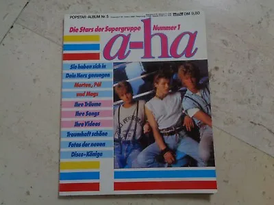 A-ha OOP Exclusive SUPER RARE Vintage 1986 Large Sized Photo Book Morten Harket • $99.99