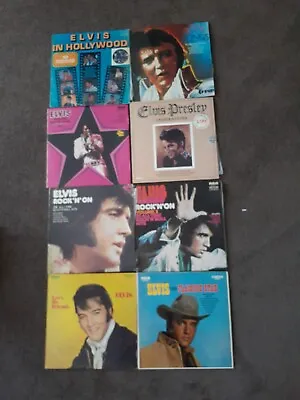 8 Elvis Presley Vinyl Records Bulk Lot • $79