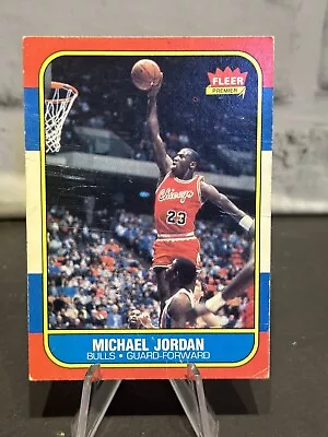 1986-87 Fleer Michael Jordan Rookie 57 • $3999.99