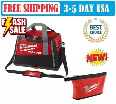 Milwaukee 20 In. PACKOUT Tool Bag With Tool Bag FREE SHIPPING -  NEW SALE OFF! • $89.99