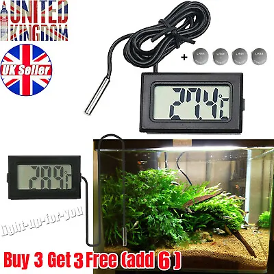 £3.11 • Buy Mini LCD Digital Temperature Thermometer Outdoor Indoor Meter Sensor Probe UK