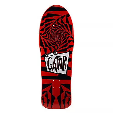 Vision Gator II Reissue Skateboard Deck Red Black-  - • $219