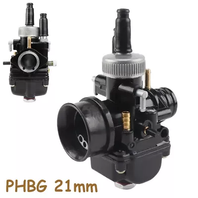 PHBG DS 21mm Racing Carburetor Carb Dellorto 50cc Scooter UTV 2T Motor Bike New • £20.49