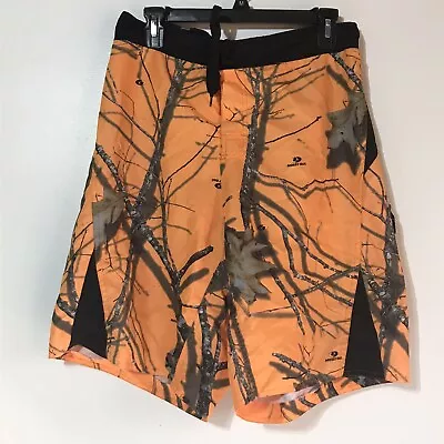 Mossy Oak Orange/Camo Swimming/Board Shorts 10in Inseam Men’s Size L • $11.99