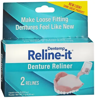 D.O.C. Reline-It Denture Reline Kit - 2 Repairs/Count • $12.12