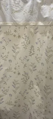 Laura Ashley Floral Cotton 72 X 72” Fabric Shower Curtain Mint B20 • $23.53