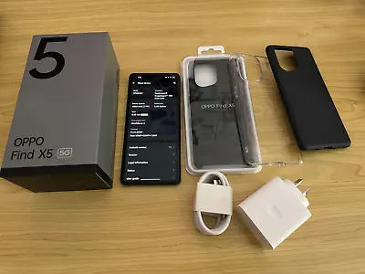 $425 • Buy OPPO Find X5 5G (Black 256GB Model) - AS NEW CONDITION