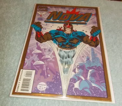 Nova # 1 Vg Marvel Comic 1994 Gold Foil Border • $6.95