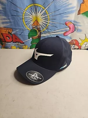 Mizuno Flexfit Tour Delta Fitted Golf Hat Dark Navy Blue Size L/XL • $19.88