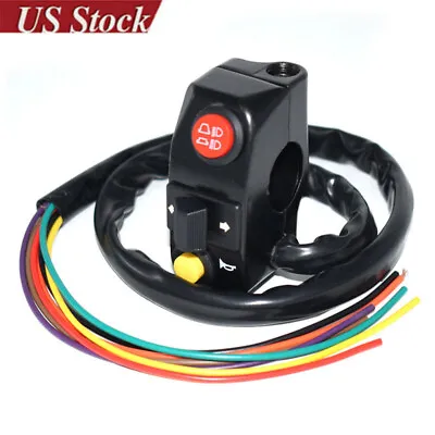 Universal 7/8  Aluminum Motorcycle Handlebar Electronic Turn Signal Light Switch • $13.98