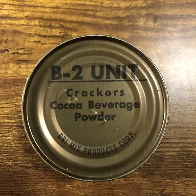 Vietnam War Era C-ration B-2 Unit Crackers Cocoa Beverage Powder • $14.99