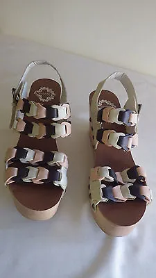 Ecote Womens Size 8.5 High Heel 3.5  Open Toe Sandals New Without Box 9.5  Long • $36.95