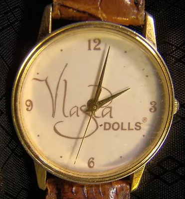 Nice Collectable Vlasta Dolls Wrist Gold Quartz Watch Image  • $6.99