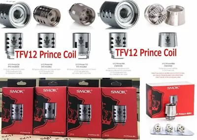 Smok Prince Coils - TFV12 M4 Q4 T10 Mesh Strip Max Dual Triple V12 Vape P-Tank • £9.50