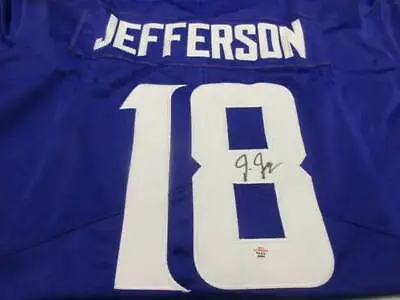 Justin Jefferson Of The Minnesota Vikings Signed Autographed Football Jersey PAA • $171.50