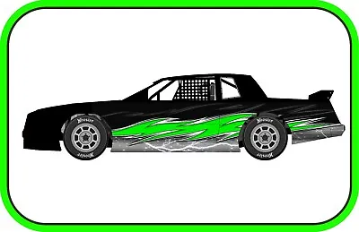 RACE CAR WRAPGraphics Decals IMCA Late Model Street Stock  Mini Dirt # 101 • $149.99