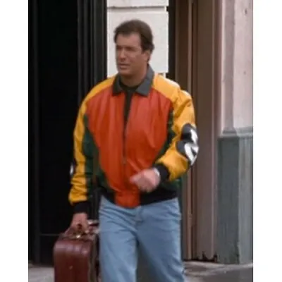8 Ball Seinfeld Puddy Patrick Warburton Bomber Leather Jacket - BNWT • $89.99