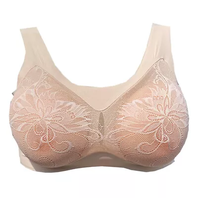 Crossdressing Bra Mastectomy Bra Breast Forms Fake Boobs Wide Strap Transgender • $18.99