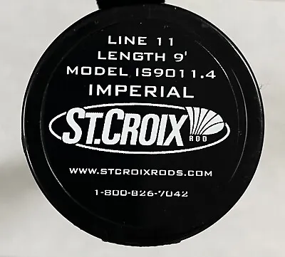 St. Crox Flyrod Imperial Salt Model IS911.4 11wt 9' 4pcs • $360