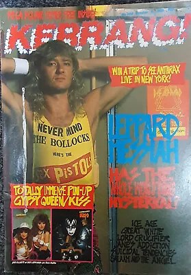 £1.50 • Buy Kerrang No208 Oct 1988 Def Leppard,Suicidal Tendencies And More..(No Poster)