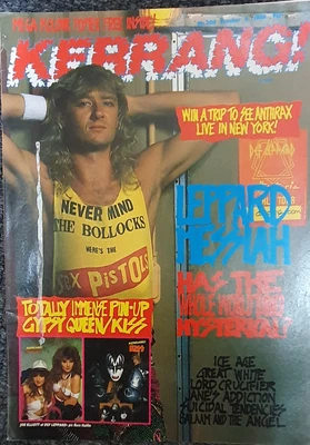 £1.50 • Buy Kerrang No208 Oct 1988 Def Leppard,Suicidal Tendencies And More..(No Poster)