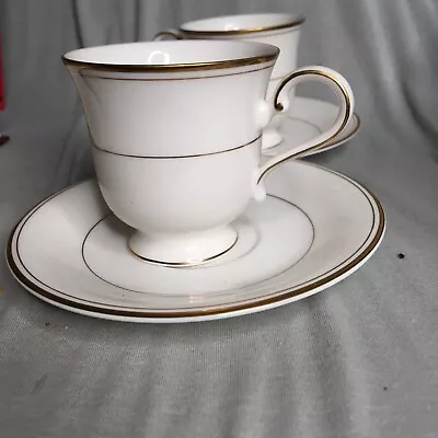 Mikasa L8201 Classic Gold Tea Cup & Saucer Lot Of 2 A253 • $17.81