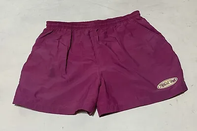 Vintage Straight Down Swim Trunks Mens Medium Purple Board Shorts Made U.S.A. • $18.99
