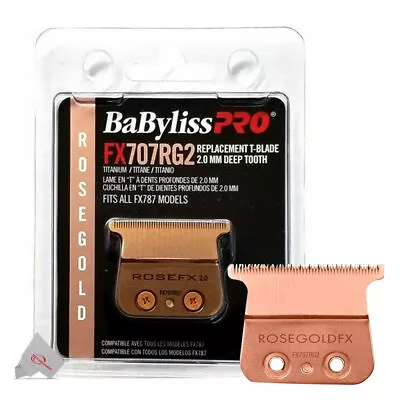 Babyliss Pro Rose Gold FX707RG2 Replacement Deep Tooth T-Blade 2.0MM • $35.99