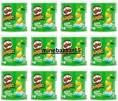 £12.99 • Buy Pringles Sour Cream & Onion - 40g - Pack Of 12