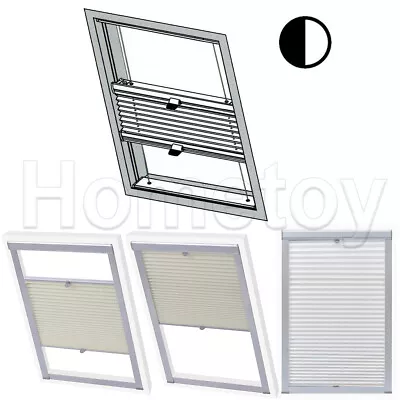 Pleated Blind Window Roller Daynight Screen Shade Curtain For Velux GGL GGU GPL • £63.99