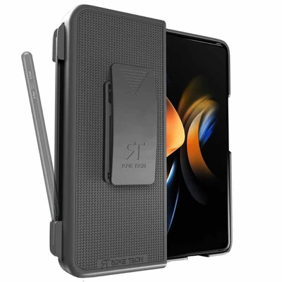 $9.78 • Buy Rome Tech Samsung Galaxy Z Fold 4 Shell Holster Combo Case (Pen Holder Edition) 