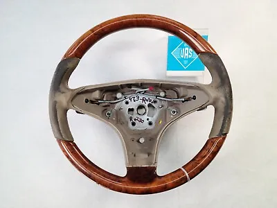 Mercedes R230 SL500 SL550 Steering Beige Wood Wheel 2304602710 473R230 • $99