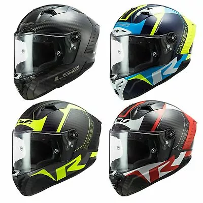 £419.99 • Buy Ls2 Ff805 Thunder Carbon Fibre Acu Gold Full Face Motorcycle Bike Crash Helmet
