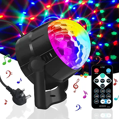 Disco Light Jsdoin Sound Activated Party Light With Remote Control Disco Ball • £14.34