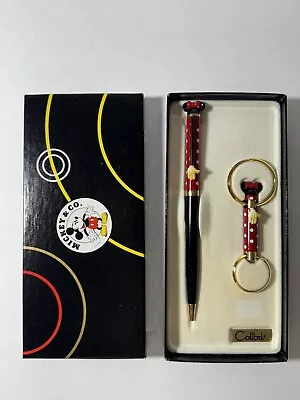 Vintage Mickey & Co. Colibri Disney Set Of Pen And Key Ring • $36