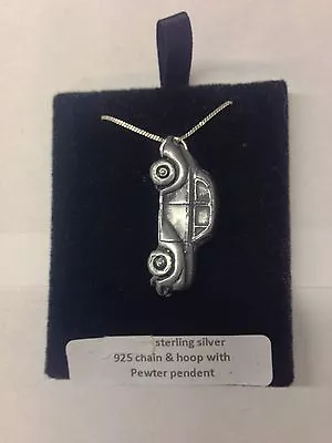 Morris Minor Series 2 Split Screen Face Lift Ref164 925 Sterling Silver Necklace • £17.95