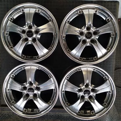 JDM WORK EUROLINE 17x7J 5x114.3 ET+40 GENUINE VIP LUXURY STANCE WHEELS • $450