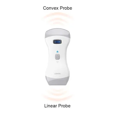 Handheld Ultrasound Scanner Wireless Machine Color Doppler Convex Linear 2 Probe • £1958