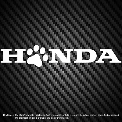 Honda Paw Logo 3  Vinyl Decal Car Window Sticker • £4.43